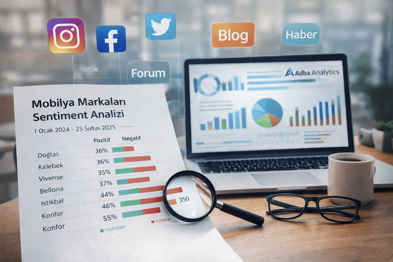 Mobilya Markaları Sosyal Medya Analizi | Dijital Algı ve Tüketici Görüşleri